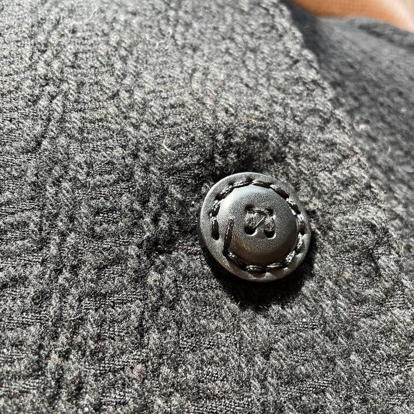 Mackage Black Wool Peacoat M Leather Pea Coat - Picture 9 of 9